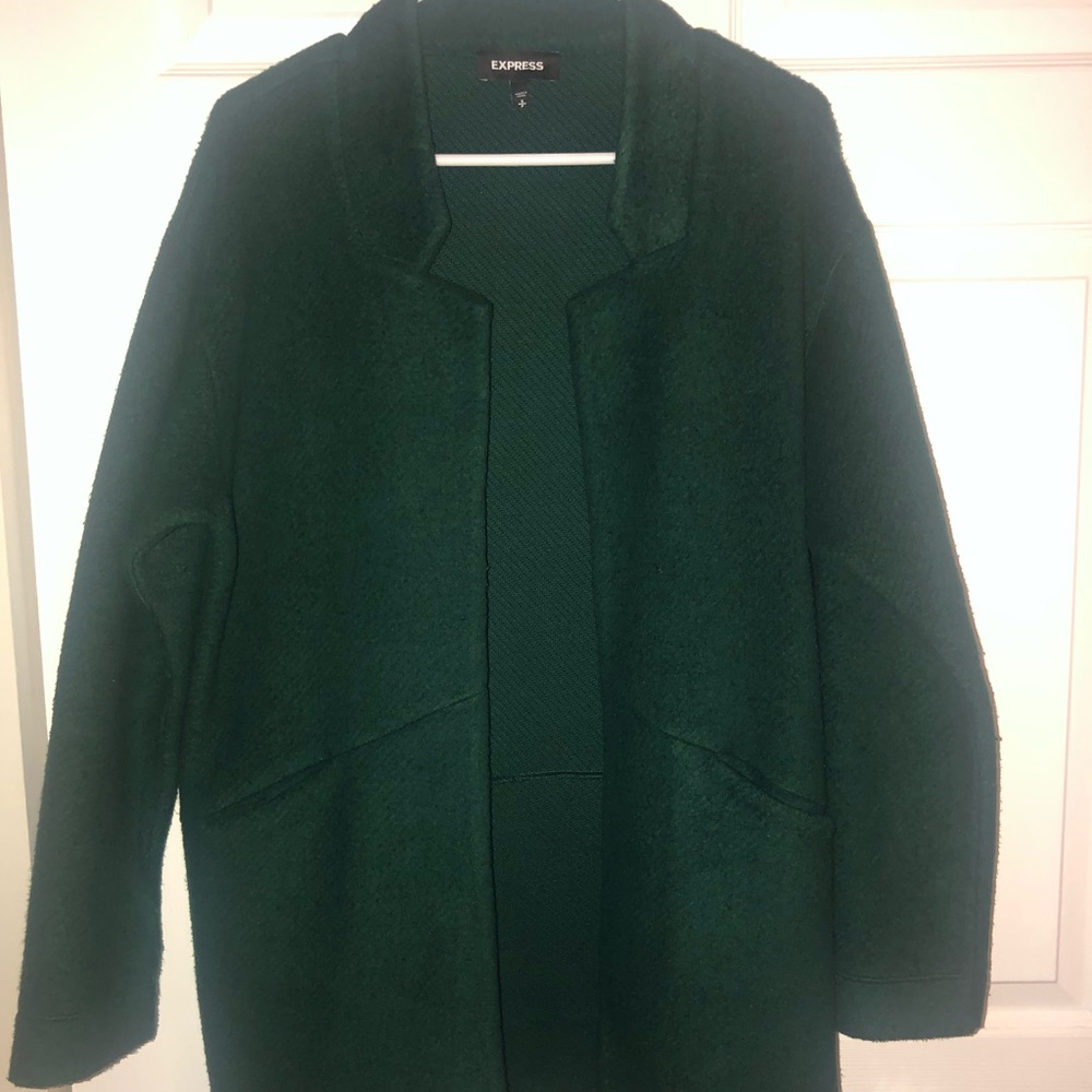 Oversized Tailored Knit Blazer